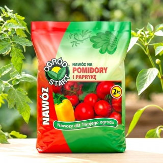 Nawóz do pomidorów i papryki - zdrowe zbiory - wieloskładnikowy i kompleksowy - Ogród-Start - 2 kg