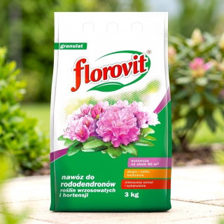 Nawóz do rododendronów, roślin wrzosowatych i hortensji - Florovit - 3 kg