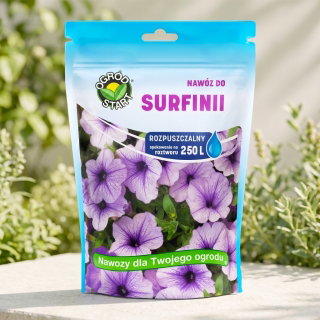 Nawóz do surfinii - balkon obsypany kwiatami - Ogród-Start - 250 gram