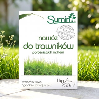 Nawóz do trawników, zwalczający mech - Sumin - 1 kg