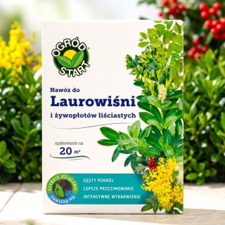 Nawóz do żywopłotów liściastych i laurowiśni - wieloskładnikowy i kompleksowy - Ogród-Start - 1 kg
