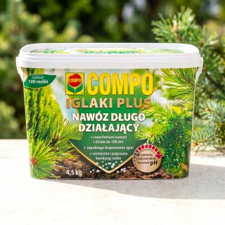 Nawóz długo działający do iglaków - Iglaki Plus - Compo - 4,5 kg
