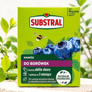 Nawóz naturalny z zeolitem do borówek - obfite plony, długie działanie - Substral - 1,2 kg
