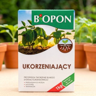 Nawóz ukorzeniający - przyspiesza tworzenie systemu korzeniowego - Biopon - 1 kg