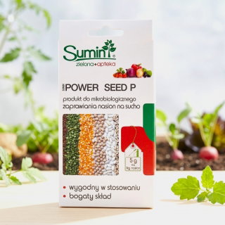 Power Seed P - do zaprawiania nasion na sucho, wygodny w użyciu, bogaty skład - Sumin - 5 g