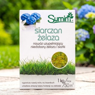 Siarczan żelaza - skuteczny antymech, do hortensji i innych kwasolubnych - Sumin - 1 kg