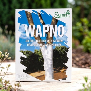 Wapno 2 w 1 - od odkwaszania podłoża i bielenia drzew - Sumin - 0,8 kg