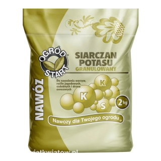 Siarczan potasu - nawóz granulowany do ogrodu - 2 kg