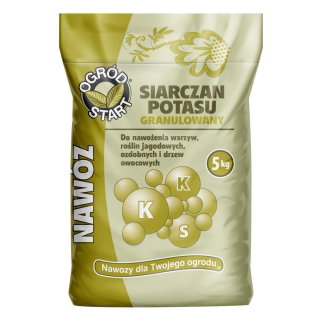 Siarczan potasu - nawóz granulowany do ogrodu - 20 kg