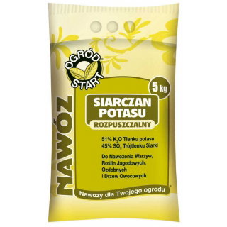 Siarczan potasu - nawóz rozpuszczalny do ogrodu - 20 kg