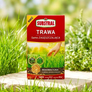 Trawa SAMOZAGĘSZCZAJĄCA - renowacyjna, do dosiewek - Substral - 1 kg