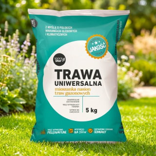 Trawa Uniwersalna - gazonowa, mało wymagająca, dobrze zagęszczająca się - 5 kg