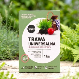 Trawa Uniwersalna - mieszanka trawnikowa o szerokim zastosowaniu - 1 kg