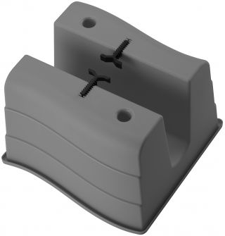 Donica balustradowa Wave - 30 cm - antracyt