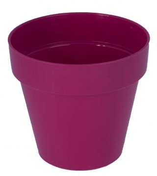 Osłonka okrągła wisząca Ibiza - 20 cm - jagodowa