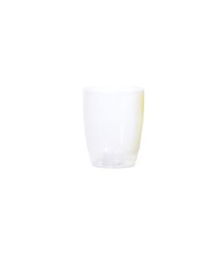Doniczka do storczyków Coubi Duow śr. 16 cm - przezroczysta
