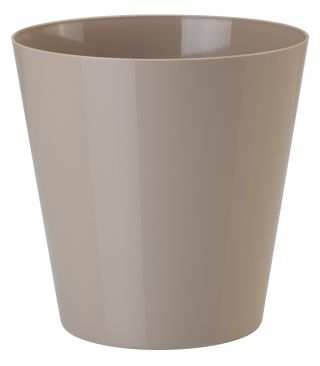 Osłonka okrągła Vulcano - 11 cm - beżowa (cafe latte)