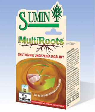 Multiroots - wydajny nawóz w żelu wspomagający ukorzenianie - Sumin - 25 ml