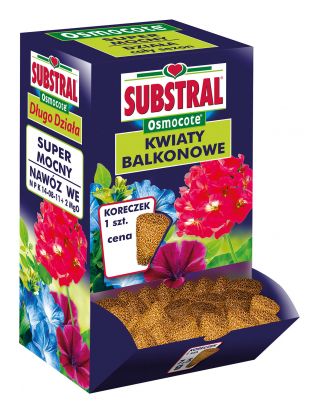 Nawóz do kwiatów balkonowych w formie wygodnych koreczków - Substral - 3 x 7,5 g