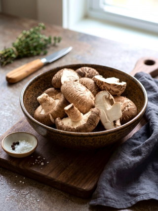 Shiitake - Grzyb długowieczności - grzybnia na kołkach