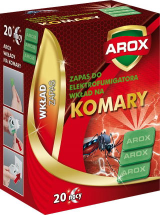 Wkłady na komary do elektrofumigatora 20 szt.