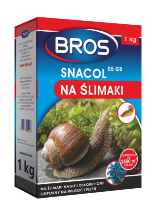 Snacol 05 GB - powierzchnia 2500 m2 bez ślimaków - BROS - 1 kg