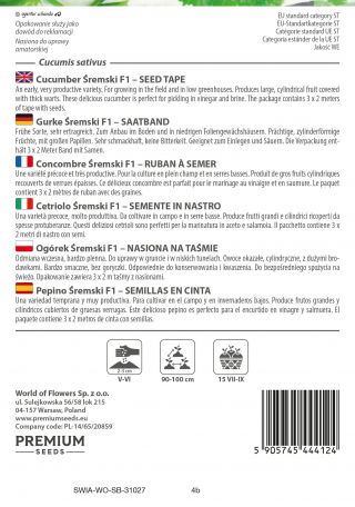 Ogórek Śremski - Nr 1 w Polsce - NA TAŚMIE