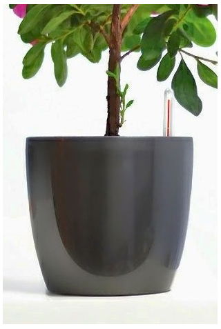 Doniczka Coubi Duo śr. 23 cm - Grafitowa