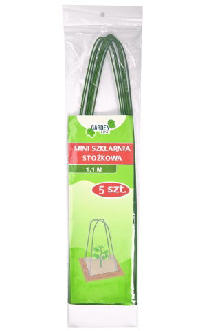 Miniszklarnia zewnętrzna stożkowa - 50 cm wysokości