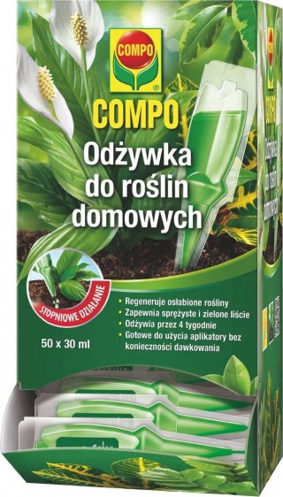 Odżywka do roślin domowych - Compo - dyspenser 50 x 30 ml