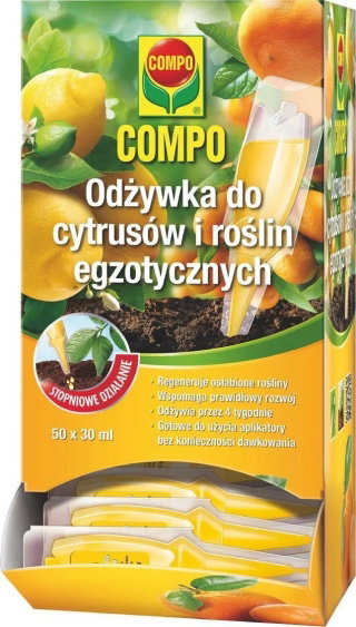 Odżywka do cytrusów - Compo - dyspenser 50 x 30 ml