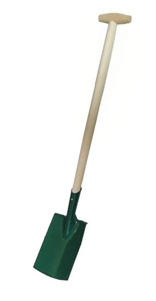 Szpadel mały z trzonkiem drewnianym T 70 cm