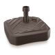 Podstawa parasola/Stojak na parasol kwadratowy Umbrella Base Board - 39 cm - umbra, ciemny brąz