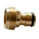 Adapter mosiężny z gwintem zewnętrznym - 3/4"