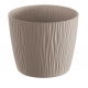 Doniczka okrągła Sandy - 15 cm - mocca