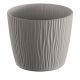 Doniczka okrągła Sandy - 13 cm - kamienny szary
