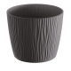 Doniczka okrągła Sandy - 13 cm - antracyt