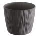 Doniczka okrągła Sandy - 15 cm - antracyt