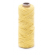 Nić lniana - nabłyszczana, żółta - 20g/30m