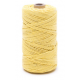 Nić lniana - nabłyszczana, żółta - 50g/60m