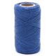 Nić lniana - nabłyszczana, niebieska - 100g/120m