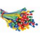 Opaski zaciskowe, trytytki, zipy - 140 x 3,6 mm - czerwone - 100 szt.