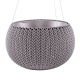 Doniczka wisząca Cozies M - śr. 36 cm - fioletowa