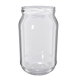 Słoje zakręcane szklane, słoiki - fi 82 - 900 ml + zakrętki białe - 8 szt.