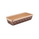 Foremka papierowa do pieczenia Plumcake - prostokątna - 21,6 x 9 x 3 cm - 20 szt.