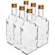 Butelka Klasztorna z zakrętką - biała - 500 ml - 6 szt.