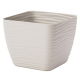 Osłonka kwadratowa Sahara petit - 15 cm - jasnoszary