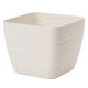 Osłonka kwadratowa Sahara petit - 13 cm - krem