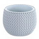 Doniczka okrągła + wkład Splofy Bowl - 18 cm - lodowy szary