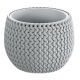 Doniczka okrągła + wkład Splofy Bowl - 18 cm - mocca